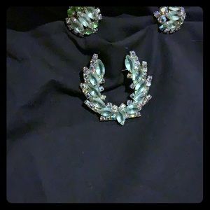 Antique Brooch and earring set.